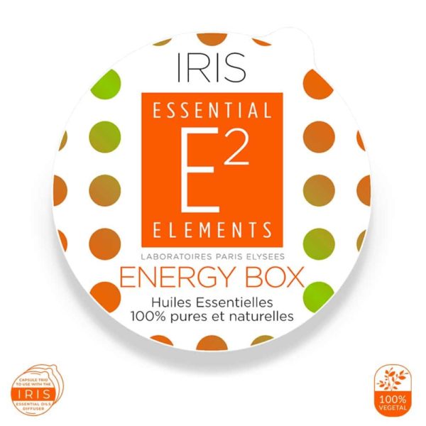 Energy Box Trio 27 Huiles Essentielles pour Diffuseur IRIS | E2 Essential Elements